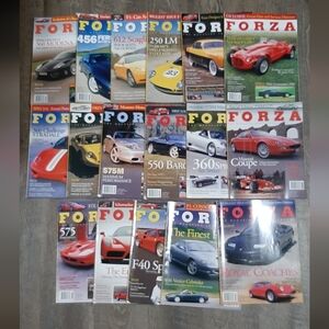 Vintage Lot of 17 Forza The Magazine Ferrari October 2001 to April 2004 32 to 52